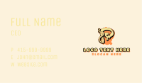 Graffiti Art Letter P Business Card Image Preview