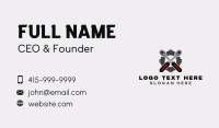 Ratchet Tool Mechanic Business Card Image Preview