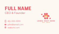 Flower Petal Kid Mascot Business Card Image Preview