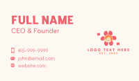 Flower Petal Kid Mascot Business Card Preview