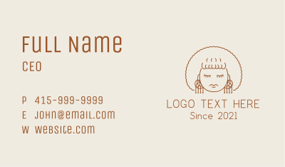 Pretty Jewelry Woman Business Card Image Preview