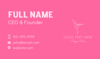 Elegant Ballerina Twirl Business Card Preview