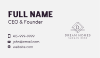 Luxury Firm Letter Business Card Image Preview