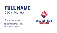 Patriotic Home Broker Business Card Image Preview