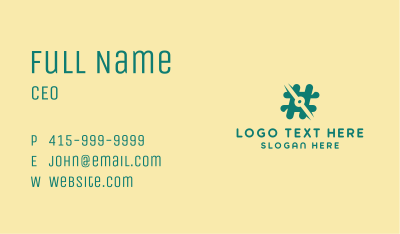 Digital Hashtag Symbol Business Card Image Preview