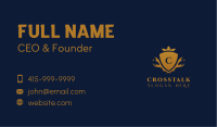 Gold Shield University Business Card Image Preview