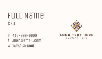 Flooring Tile Pattern Business Card Image Preview