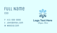 Snowflake Frost Cooling Business Card Image Preview