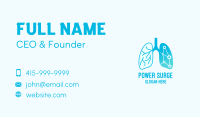 Blue Lung Center  Business Card Image Preview