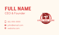 Handyman Hammer Carpentry Business Card Image Preview