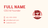 Handyman Hammer Carpentry Business Card Image Preview