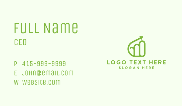 Green Banking Arrow Business Card Design Image Preview