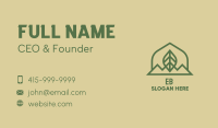 Green Leaf Mountain Business Card Design