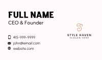 Fashion Stylist Letter Business Card Image Preview