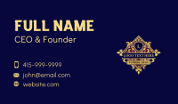 Decorative Flourish Shield Business Card Image Preview