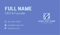 Business Zigzag Line Business Card Image Preview