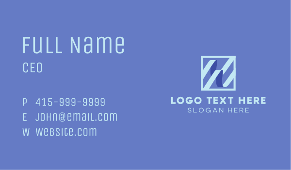 Business Zigzag Line Business Card Design Image Preview