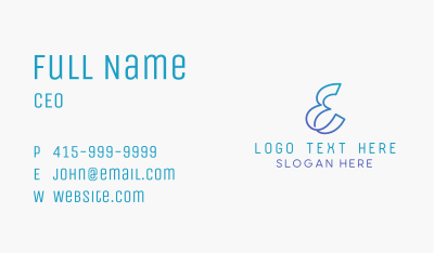 Generic Technology Agency Business Card Image Preview