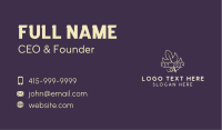 Leaf Needlecraft Stitching Business Card Image Preview