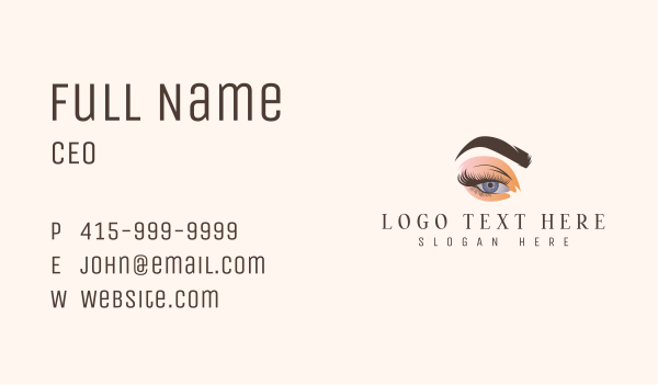 Feminine Styling Beautician Business Card Design Image Preview
