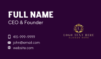 Crest Crown Royalty Business Card Design