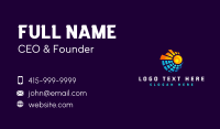 Solar Power Electricity Business Card Preview