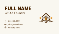  Honeycomb Wasp Bee Business Card Design