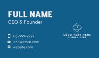 White Contractor Letter  Business Card Image Preview