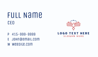 Military Patriotic Eagle Business Card Image Preview