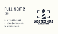 Lighthouse Camera Frame Business Card Image Preview
