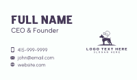 Dog Leash Canine Business Card Preview
