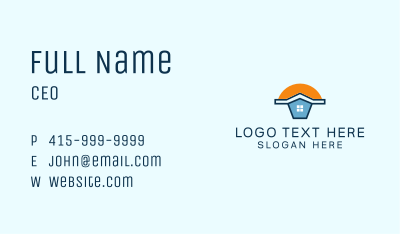 Sunrise Home Rental  Business Card Image Preview