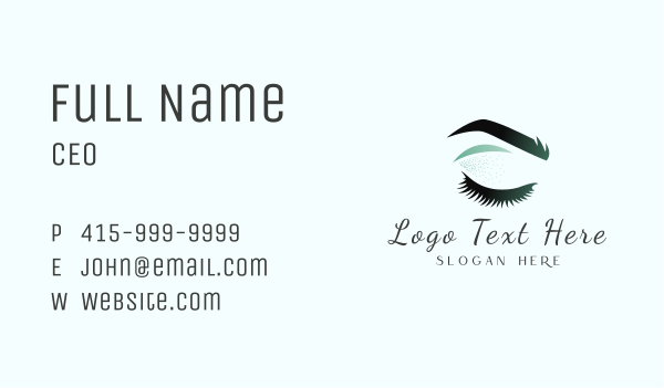 Eyeliner Cosmetics Makeup Business Card Design Image Preview