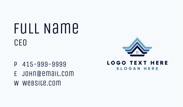 House Roofing Repair Business Card Design Image Preview