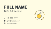 Citrus Lemon Badge Business Card Image Preview
