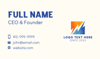 Hydroelectric Lightning Bolt Business Card Image Preview