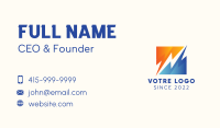 Hydroelectric Lightning Bolt Business Card Image Preview