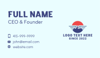 Airline Mountain Wings Business Card Image Preview