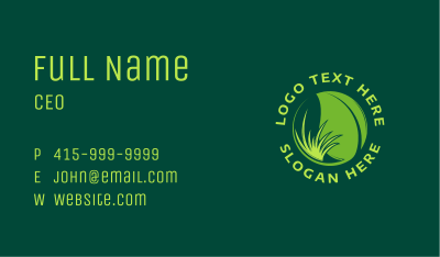 Botanical Plant Gardening Business Card Image Preview