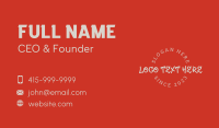 Graffiti Art Wordmark Business Card Image Preview