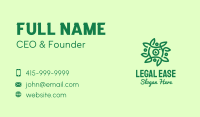 Green Vine Camera Lens Business Card Image Preview