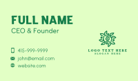 Green Vine Camera Lens Business Card Preview