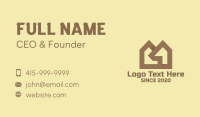 Brown Housing Real Estate Business Card Image Preview