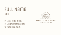 Rustic Diamond Crystal Business Card Image Preview