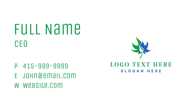 Marijuana Plant Beauty  Business Card Design Image Preview