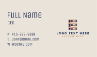 Vintage Decor Letter E Business Card Image Preview