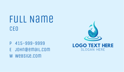 Secure Water Plumbing Business Card Image Preview