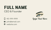 Eyelash Perm & Threading Business Card Image Preview