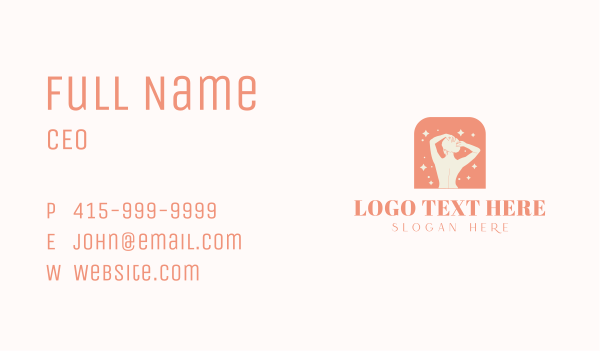 Nude Lingerie Woman Business Card Design Image Preview