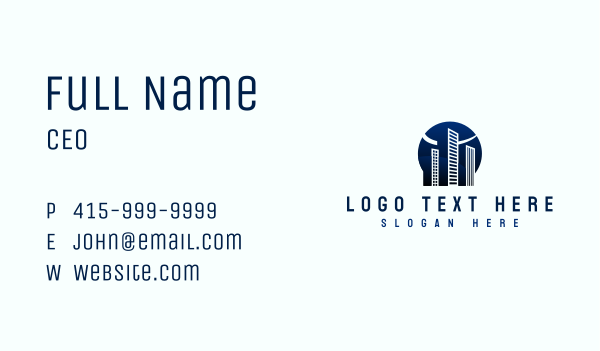 City Building Property Business Card Design Image Preview